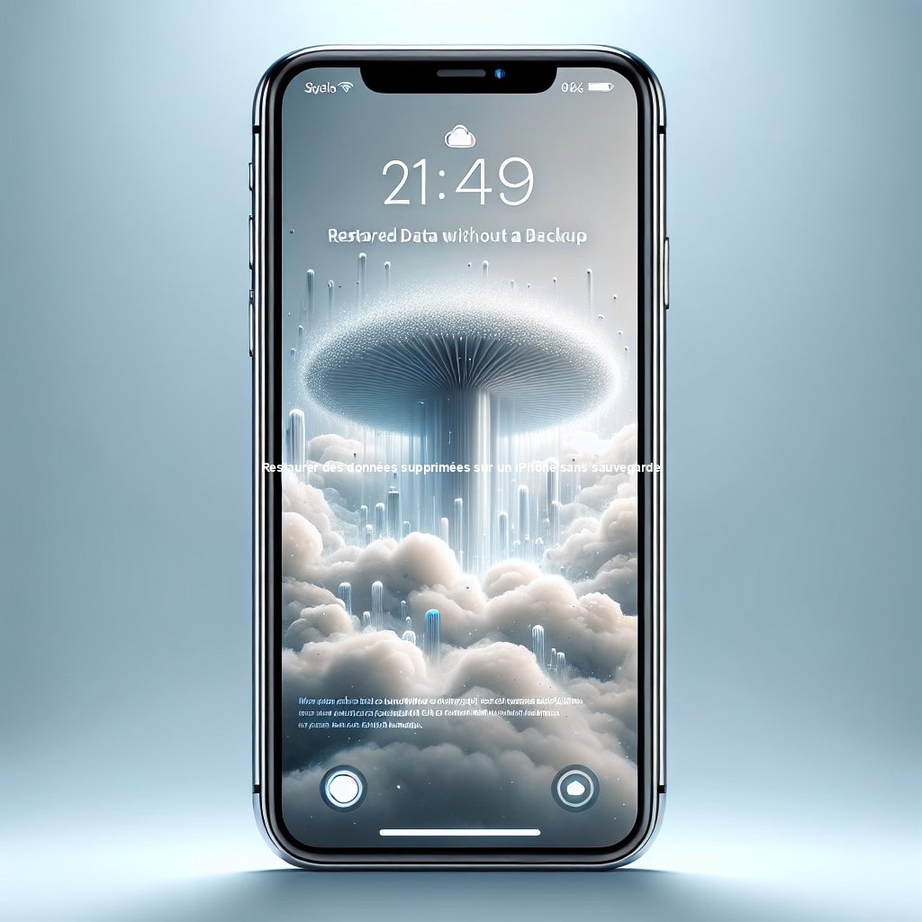 Restaurer des données supprimées sur un iPhone sans sauvegarde