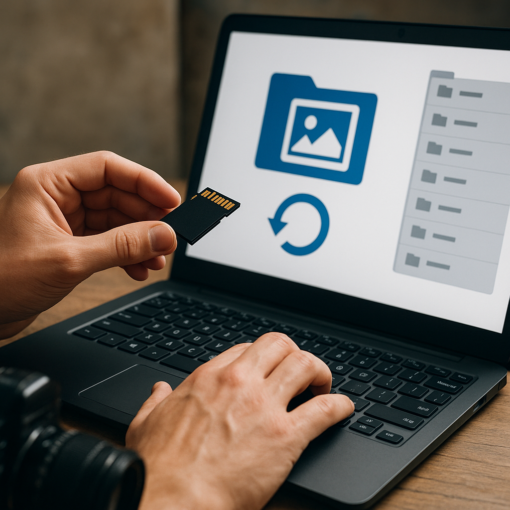 Récupérer des photos supprimées d’une carte SD