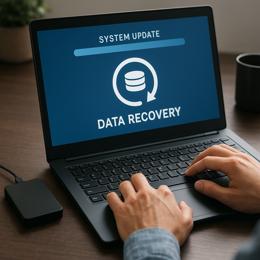 Récupération de données après une mise à jour système