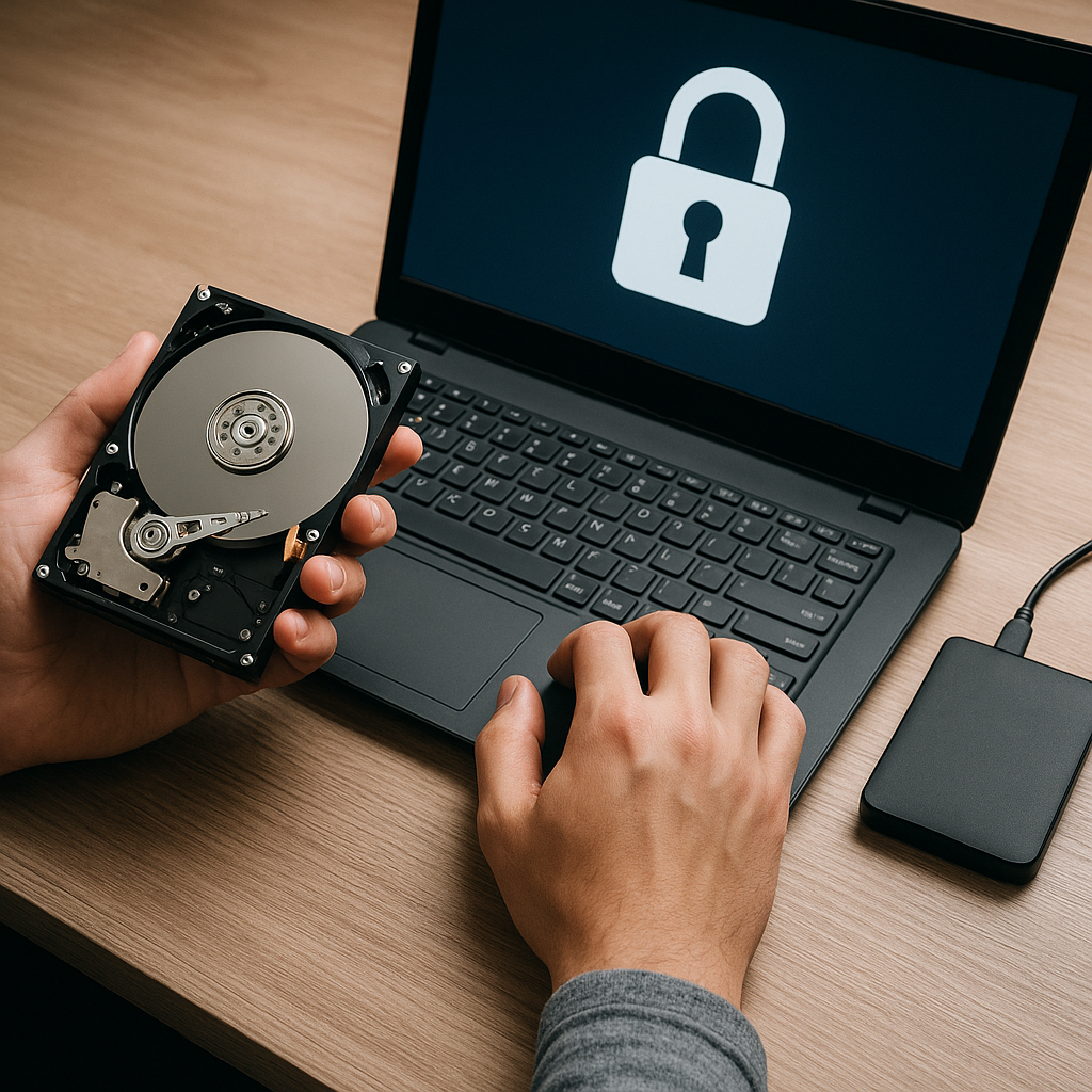 Comment récupérer des fichiers d’un disque dur chiffré