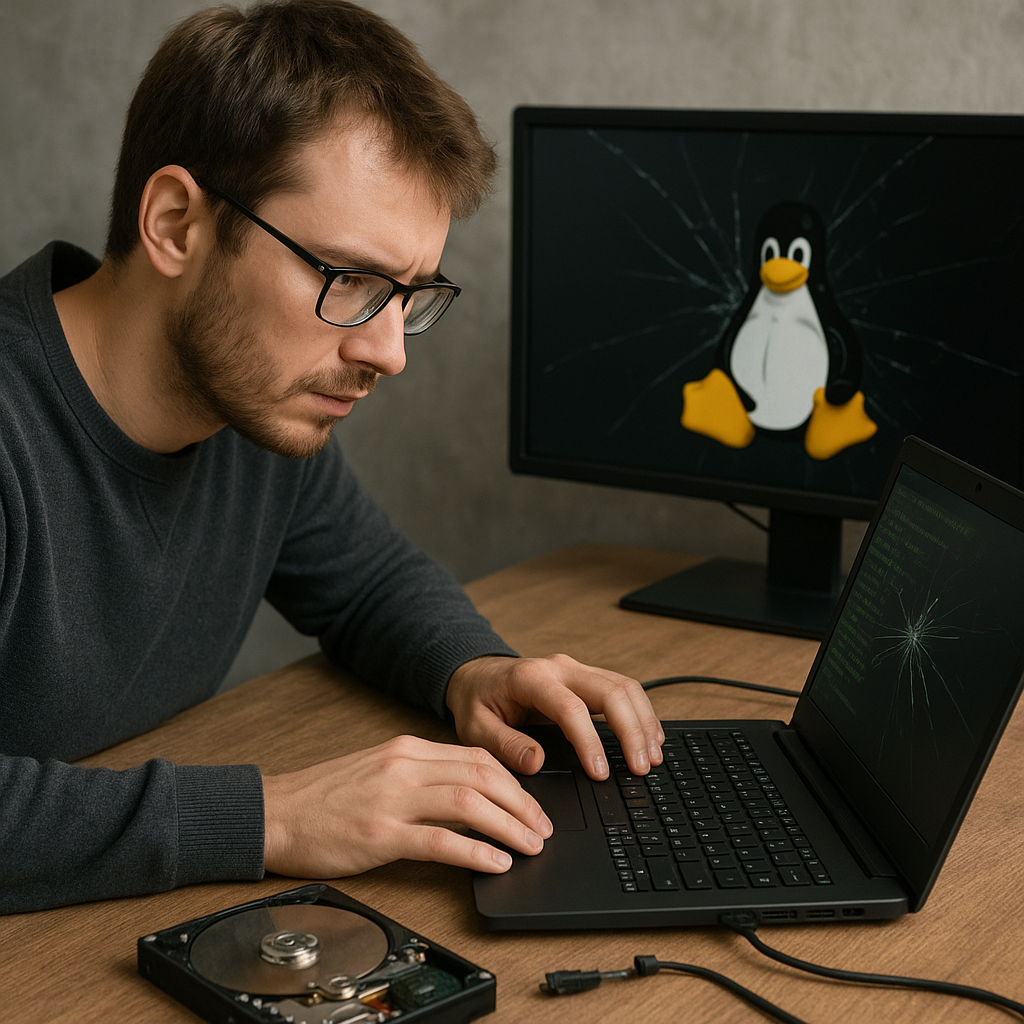 Récupération de données sur un système Linux endommagé
