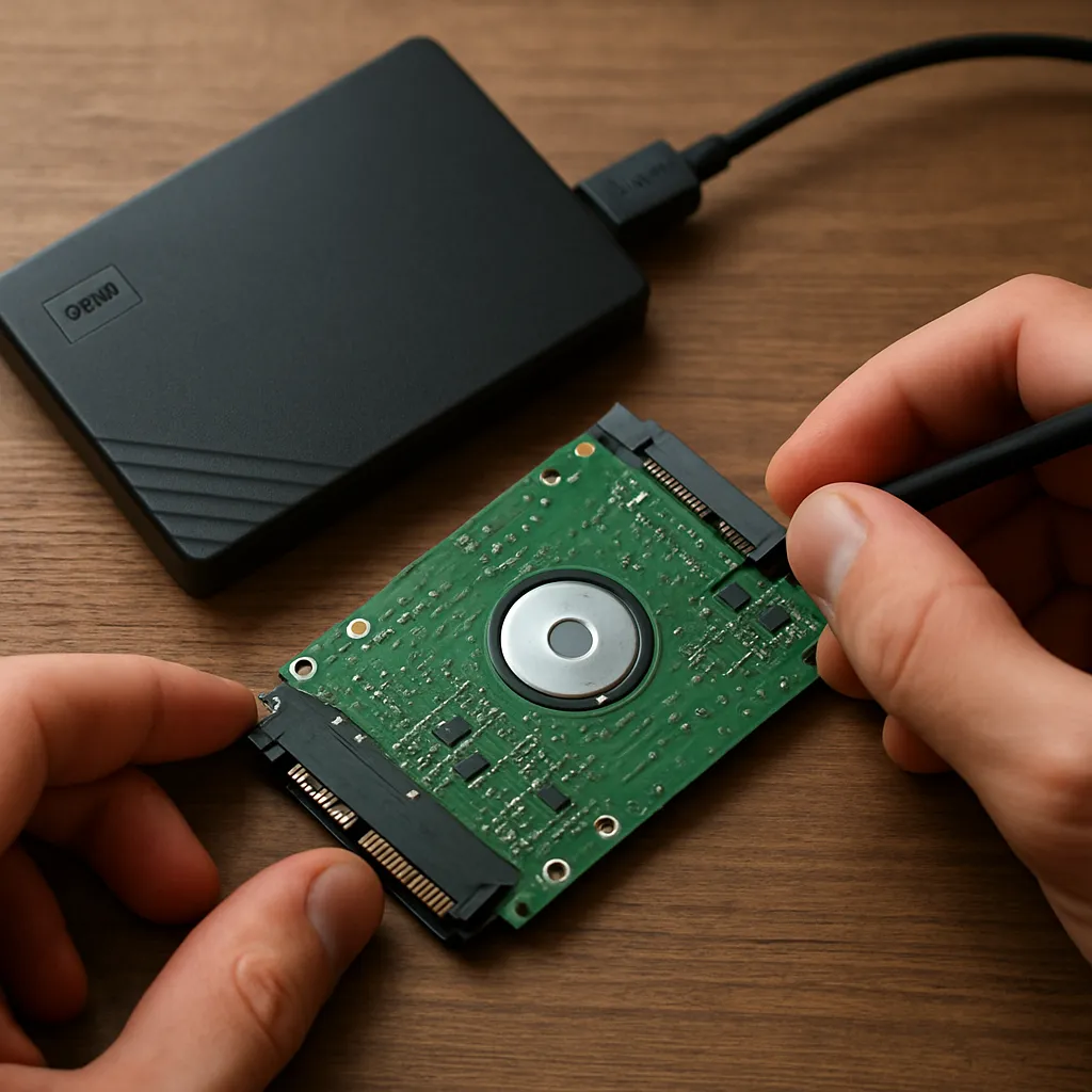 Récupération de données sur un disque dur Western Digital My Passport