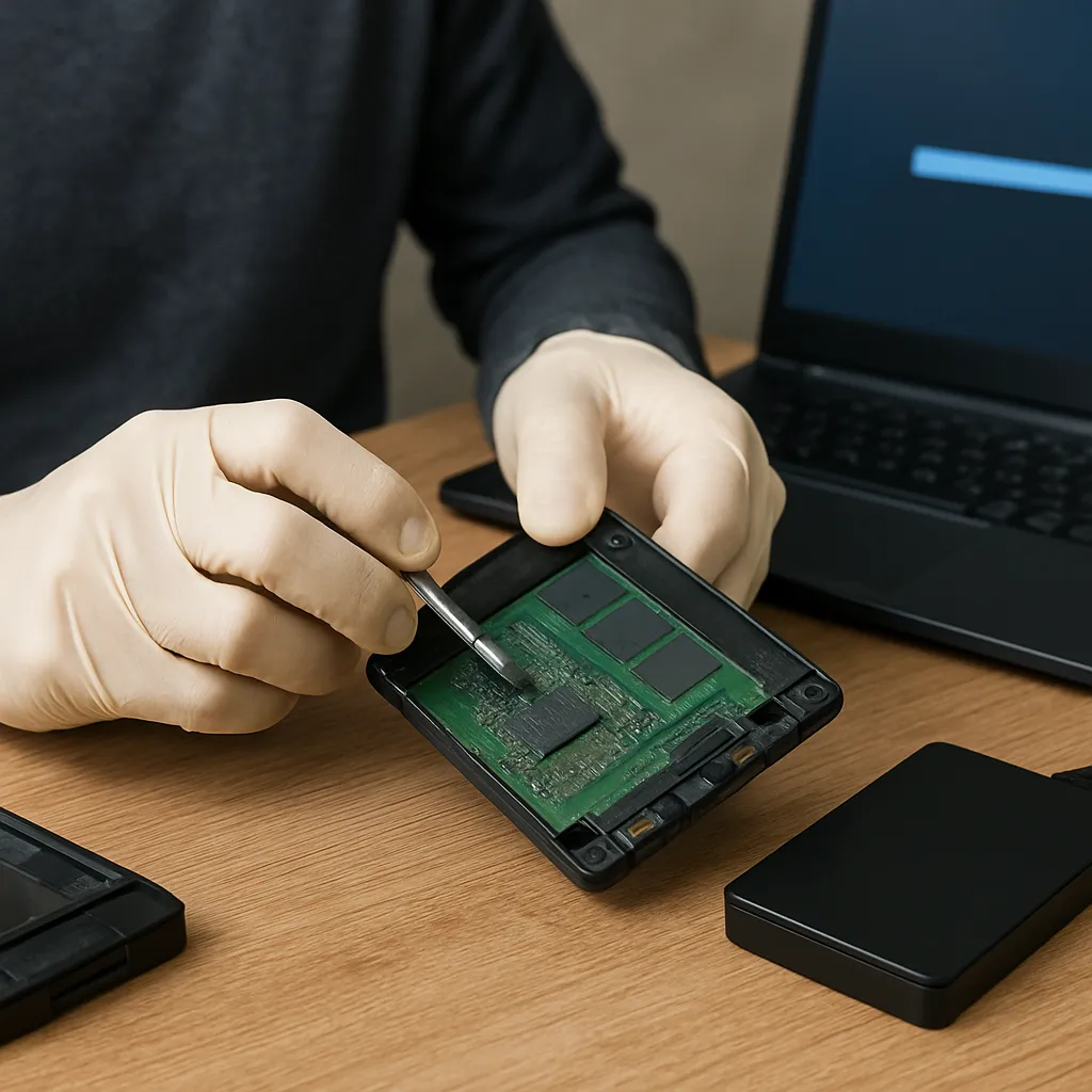 Récupération de données sur un SSD corrompu